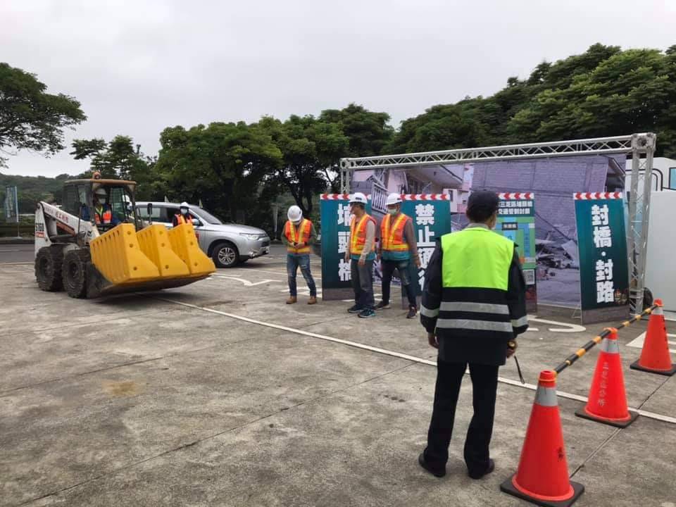 道路封閉路障設置