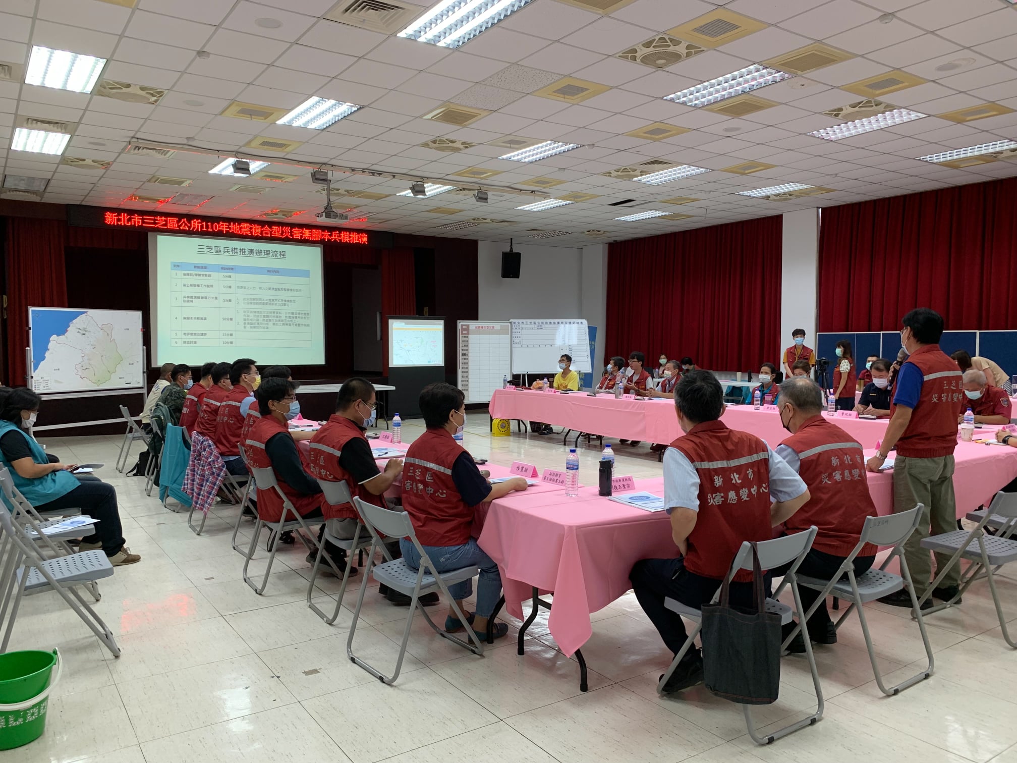 110年地震複合型災害無腳本兵棋推演