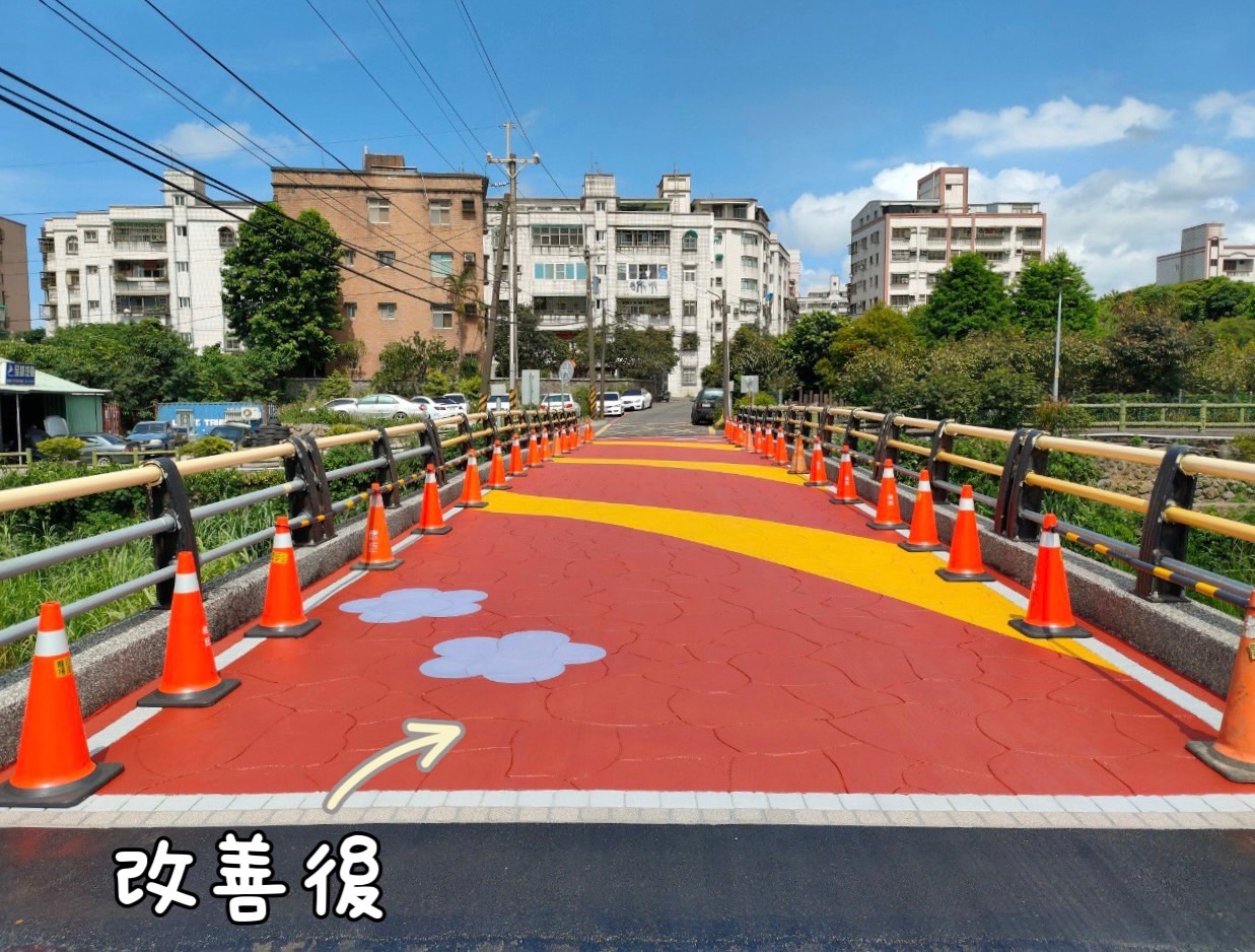 宋厝橋彩色壓花舖面