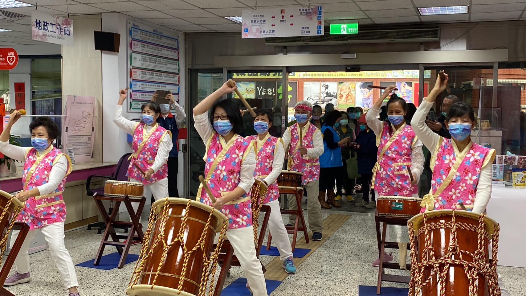 三芝福成社區太鼓隊表演