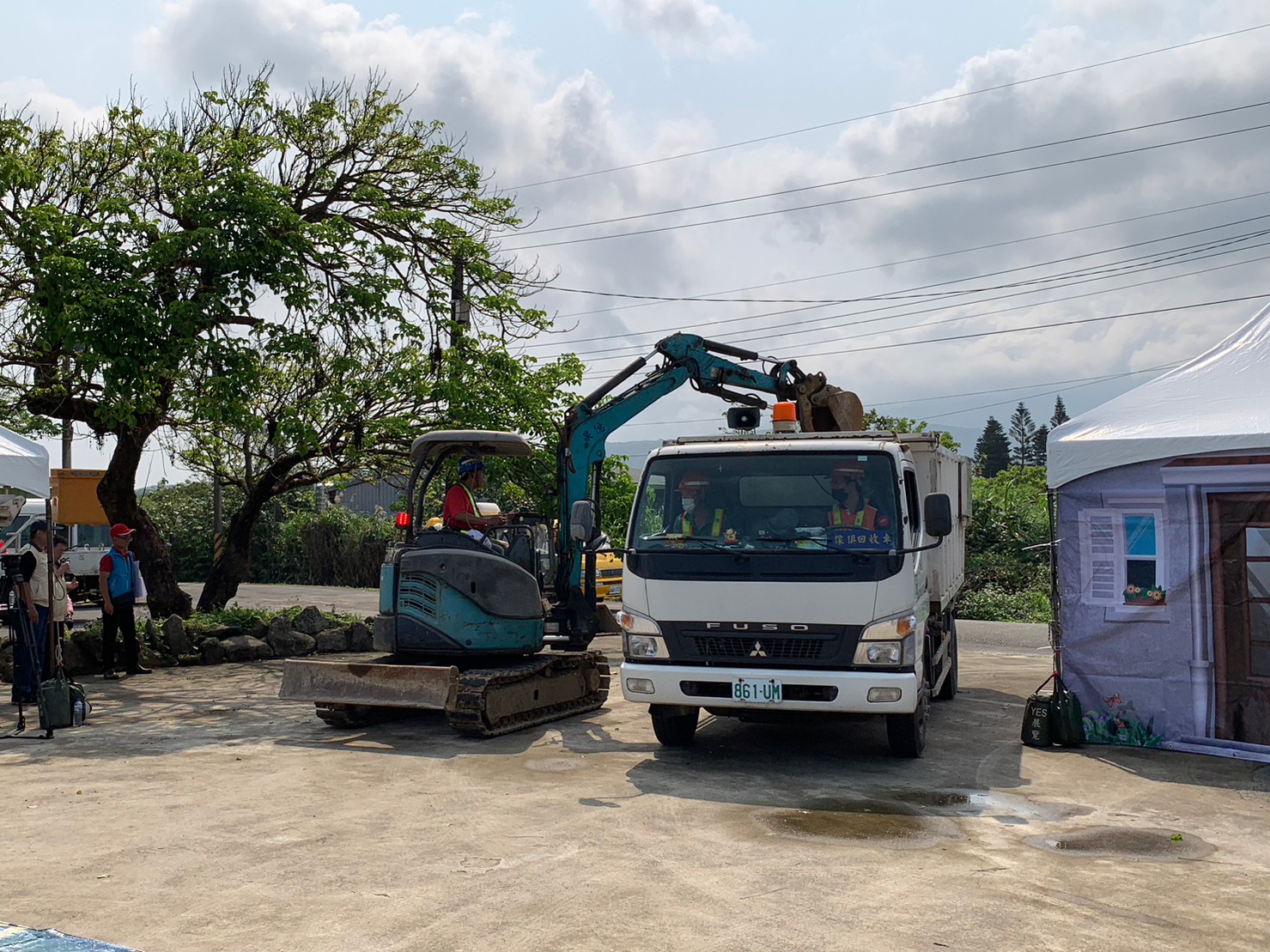 搶災機具路障排除演練