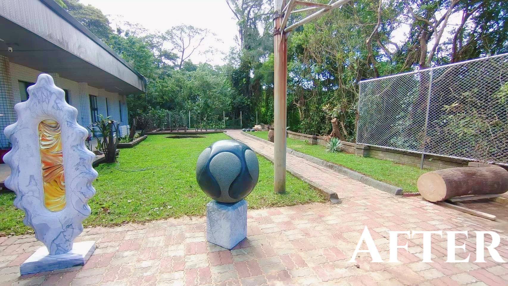 藝術中心周圍藝術品展示