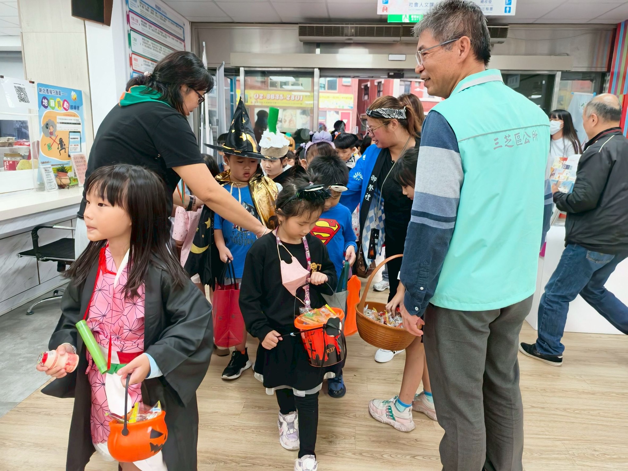 小朋友們熱情參與萬聖節活動