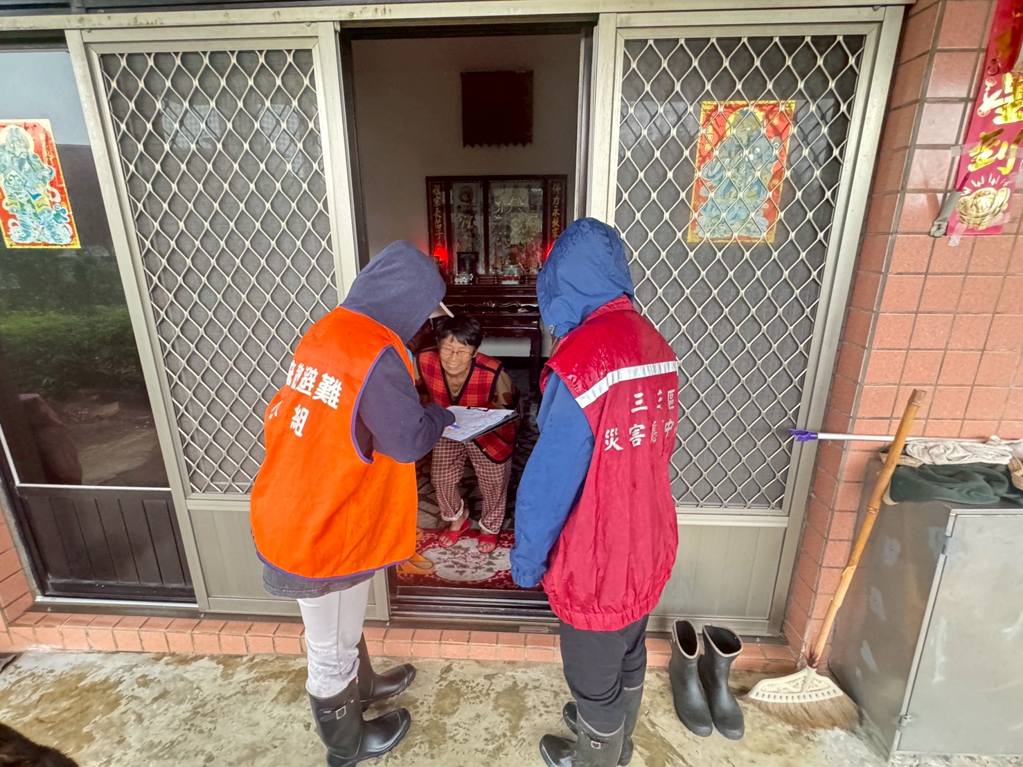 鳳凰颱風來襲前潛勢溪流保全戶疏散避難宣導