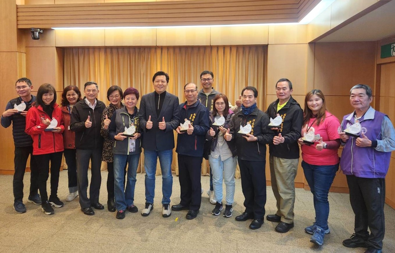 全體得獎人員合影