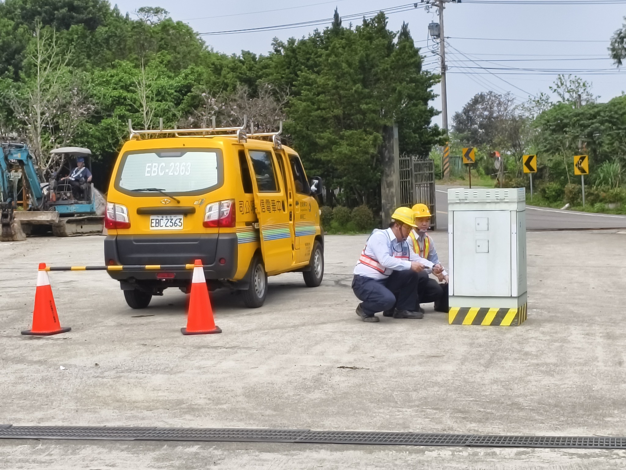 中華電信電力修復演練