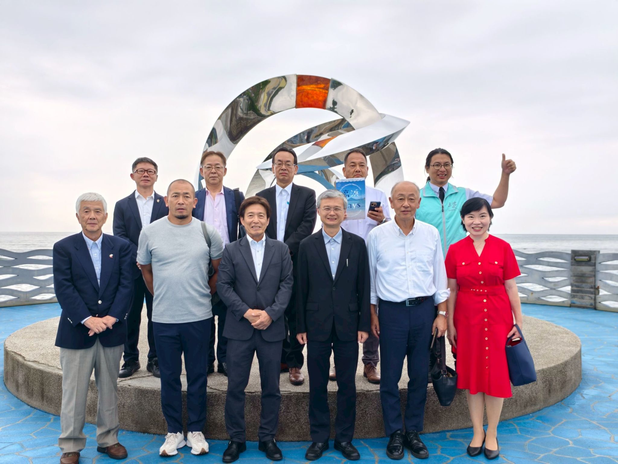 淺水灣海上觀景平台參訪