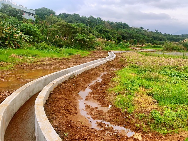 新建錫板溪區域灌溉排水渠道
