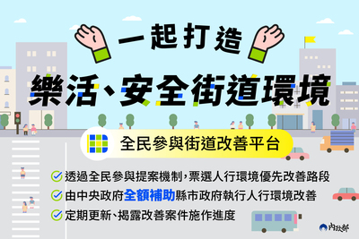 全民參與街道改善決策平臺宣傳