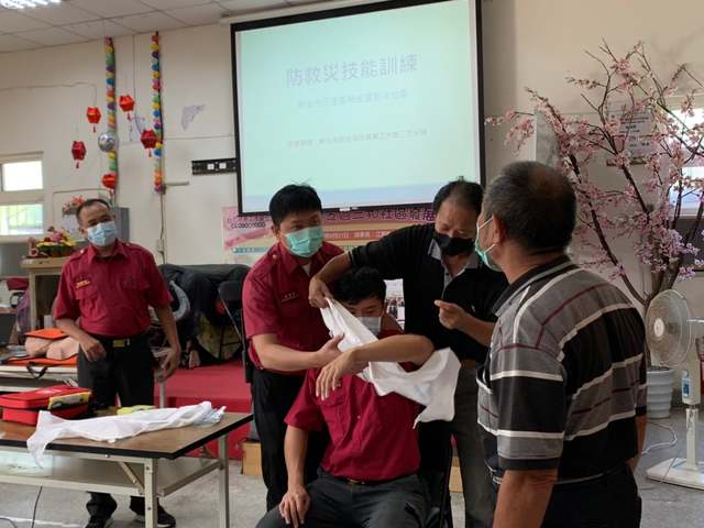 110年新庄里災害防救及防災社區演練(防救災技能教育訓練)