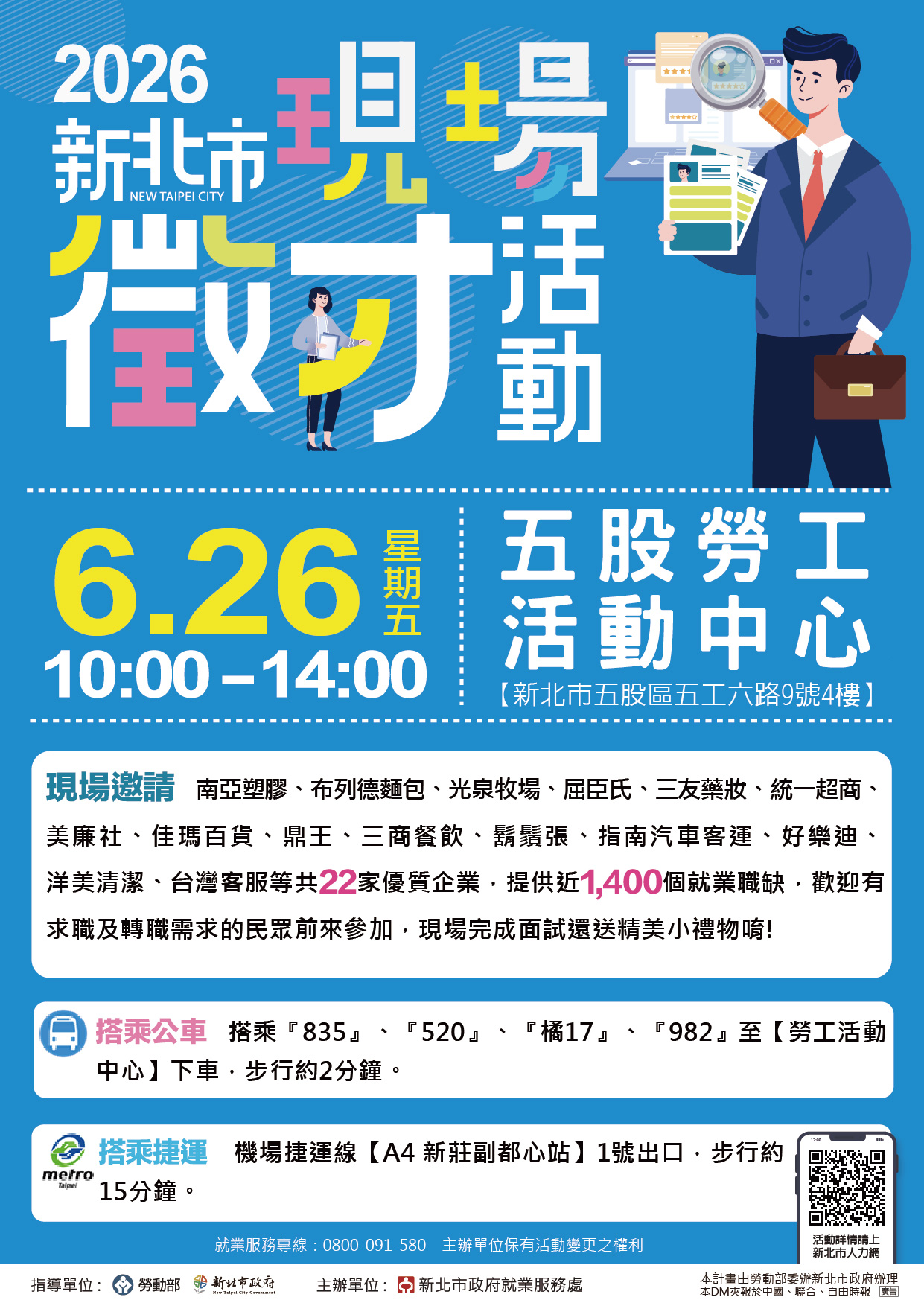 2026新北市聯合徵才活動(另開視窗)