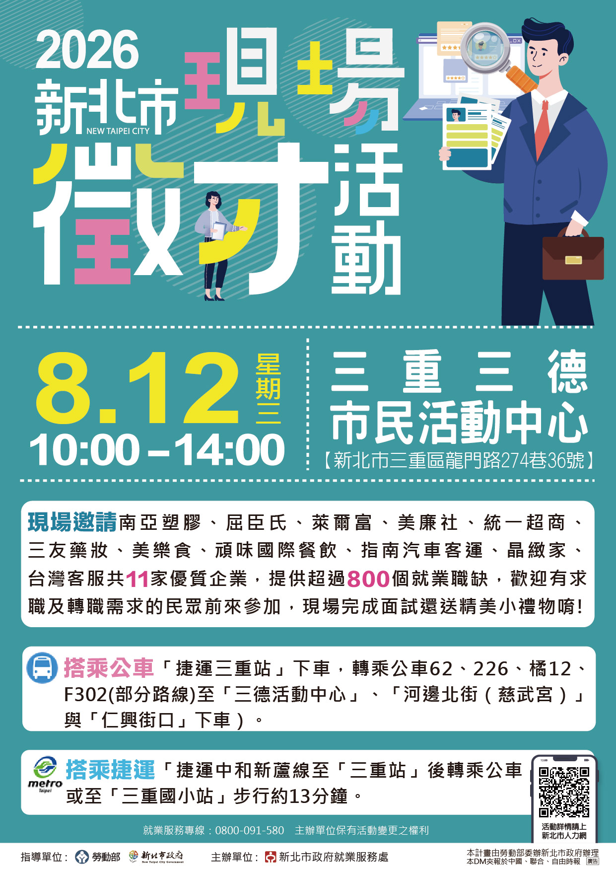 2026新北市聯合徵才活動(另開視窗)